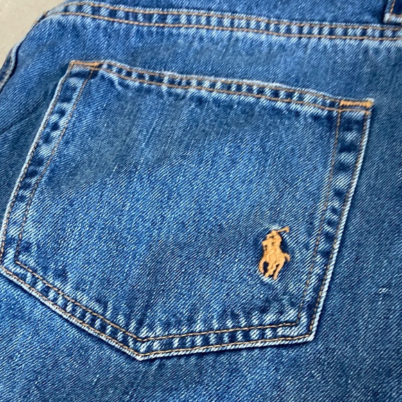 Polo by Ralph Lauren Dark Blue Wide Leg Jeans - Picture 4 of 4